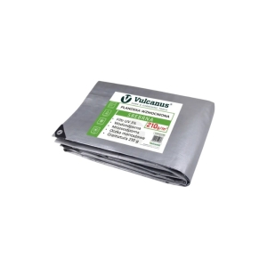 Plandeka 210g/m2 rozmiar 4 x 8m kolor srebrny